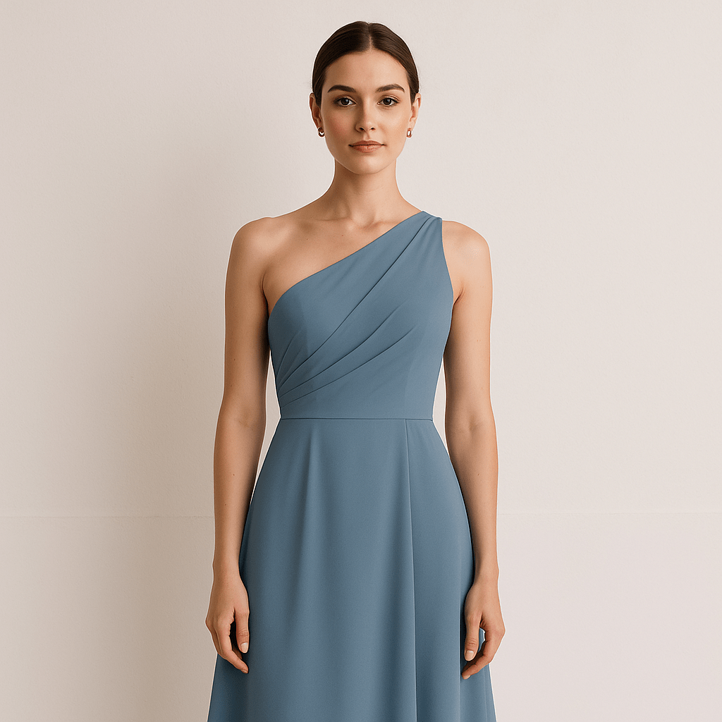 robe asymétrique demoiselle d'honneur