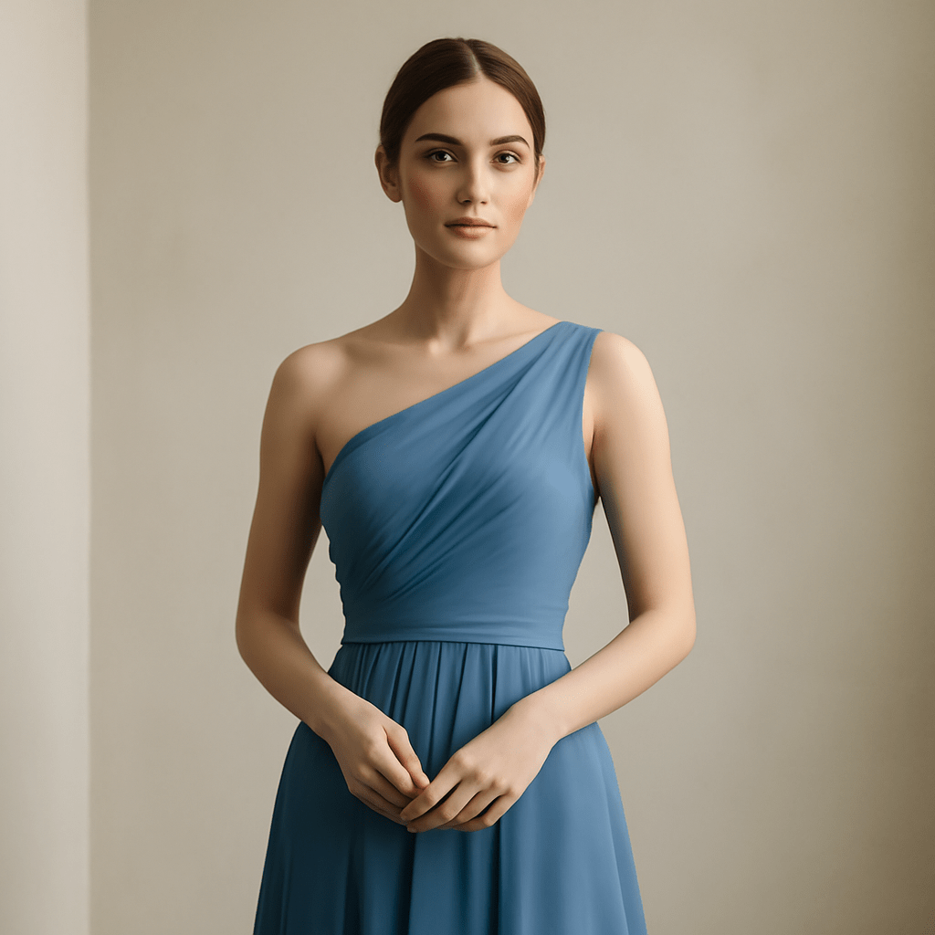 robe demoiselle d'honneur bleue