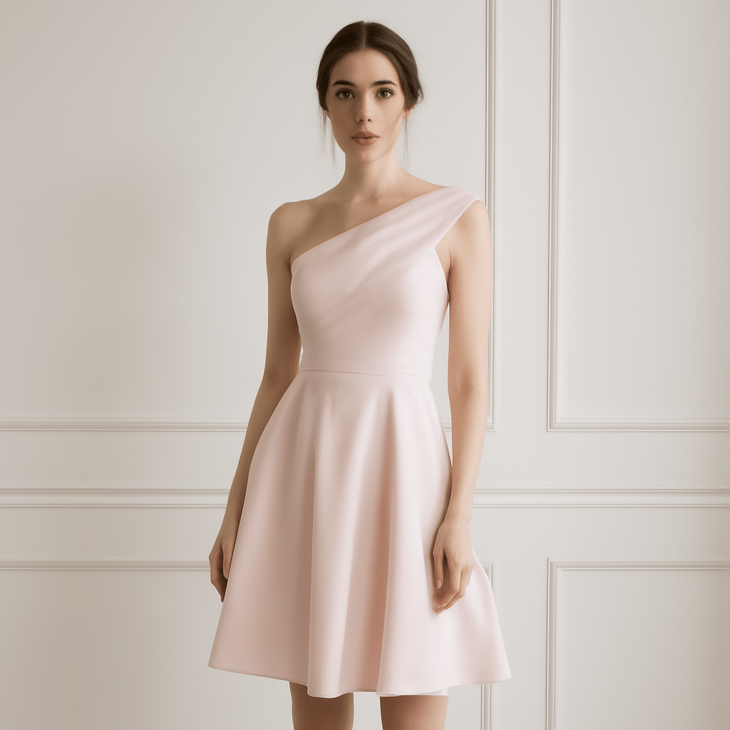 robe demoiselle d'honneur rose pale