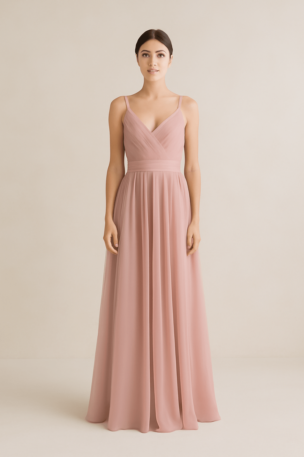 robe demoiselle d'honneur rose