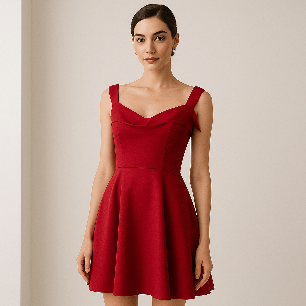 robe demoiselle d'honneur rouge