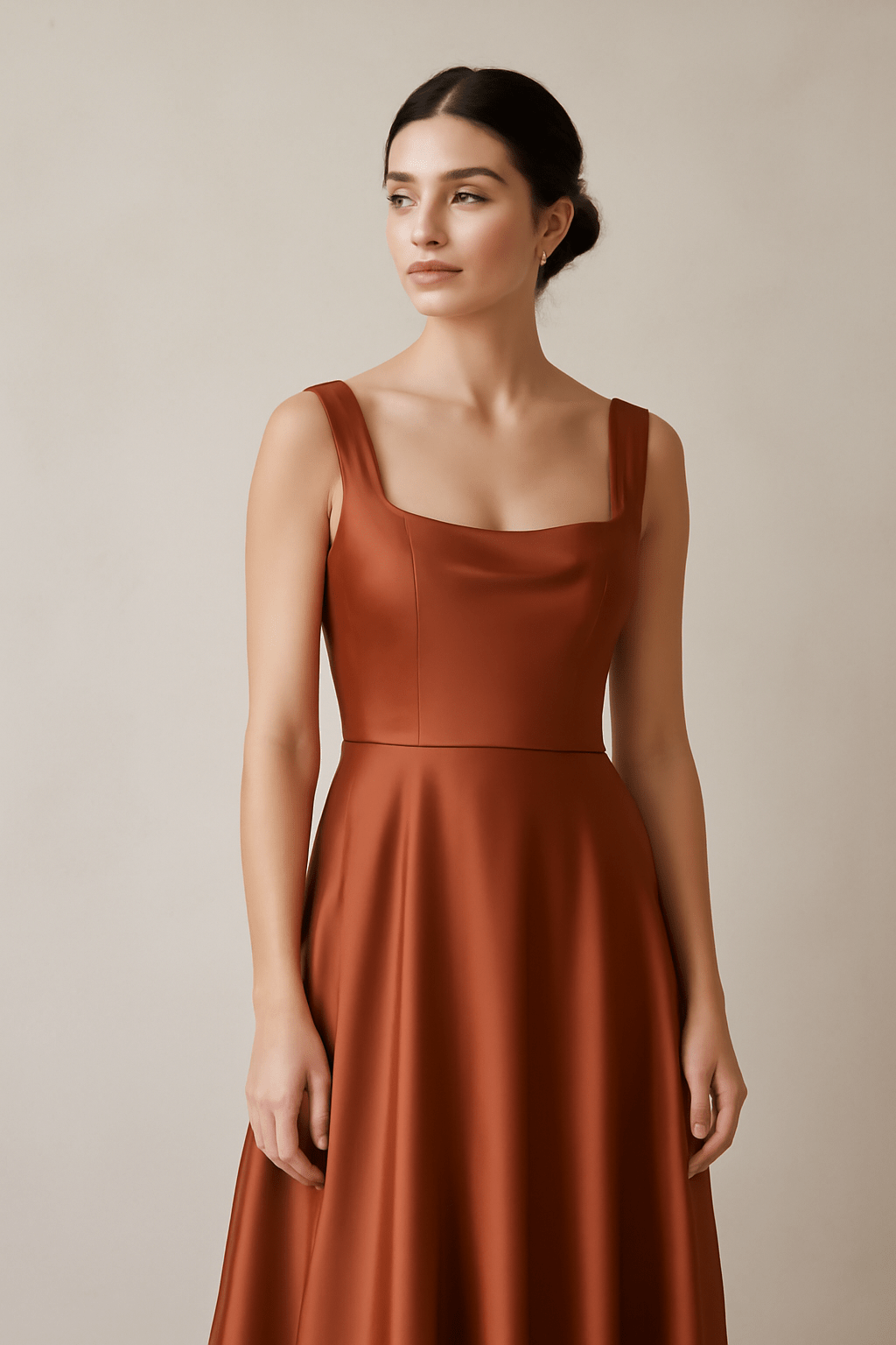 robe demoiselle d'honneur terracotta