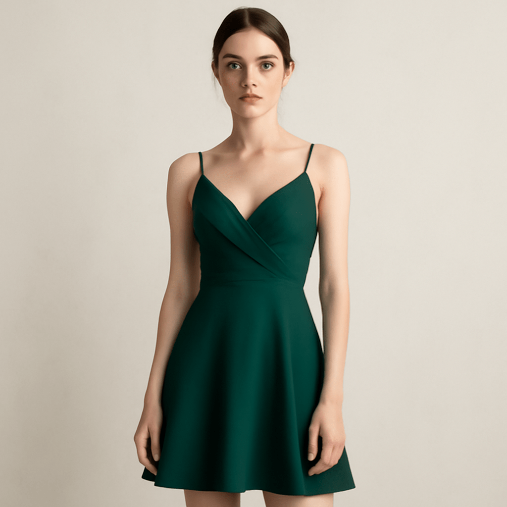 robe demoiselle d'honneur vert sapin