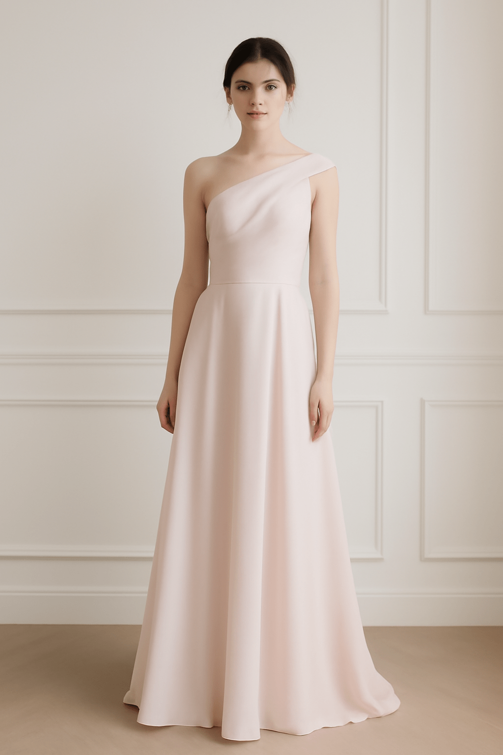 robe rose pale demoiselle d'honneur