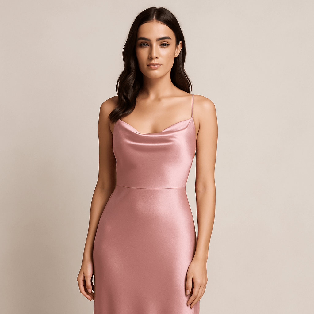 robe satin demoiselle d'honneur