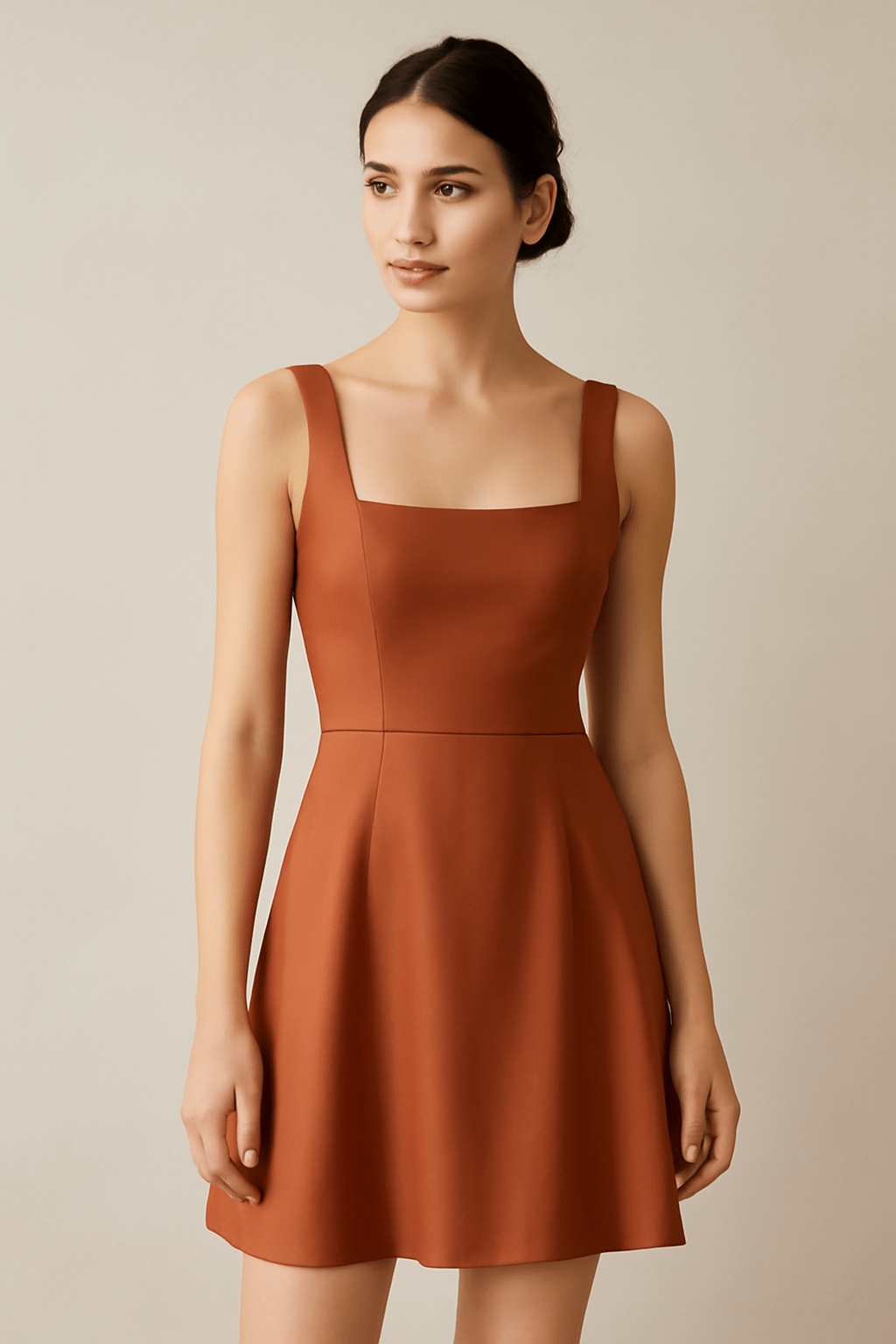 robe terracotta demoiselle d'honneur