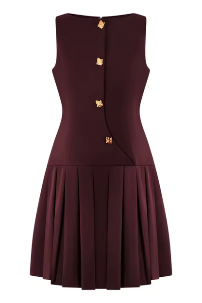 Robe Bordeaux Courte
