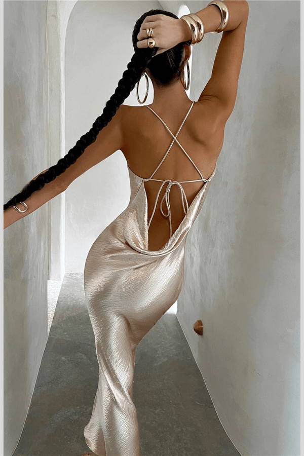 Robe Beige Champagne