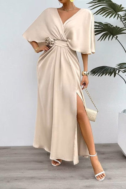 Robe Beige Longue
