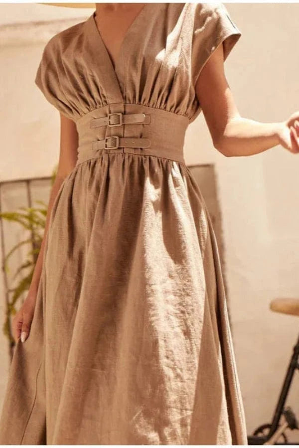 Robe Beige Marron