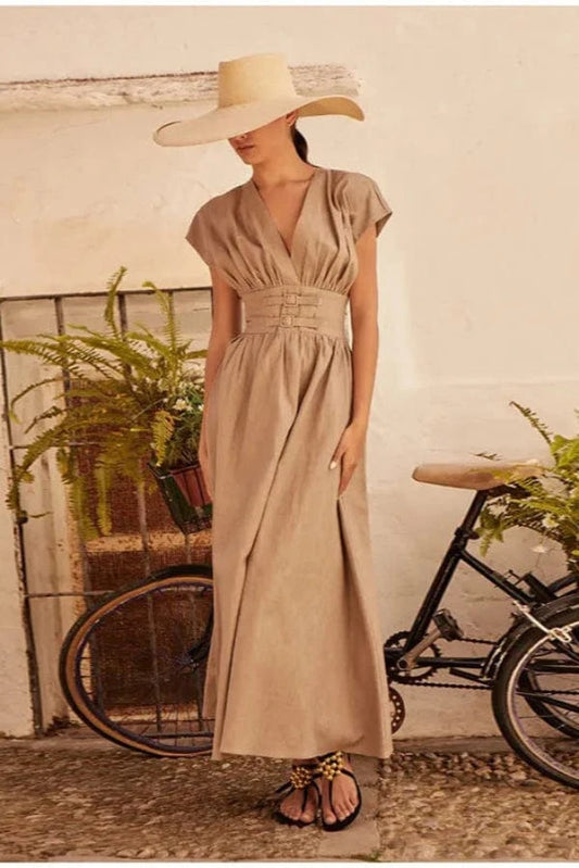 Robe Beige Marron