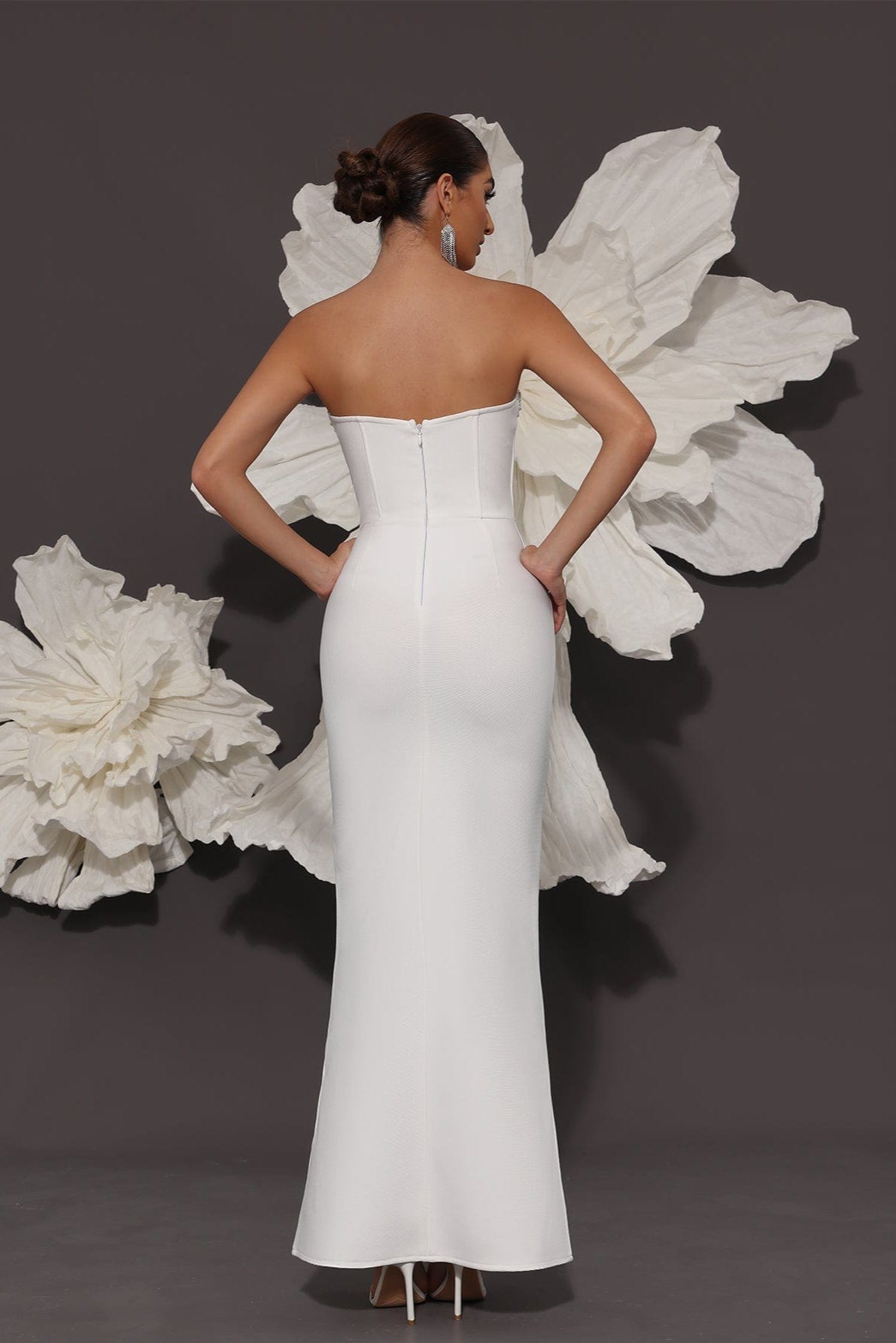 Robe Blanche Épaules Dénudées