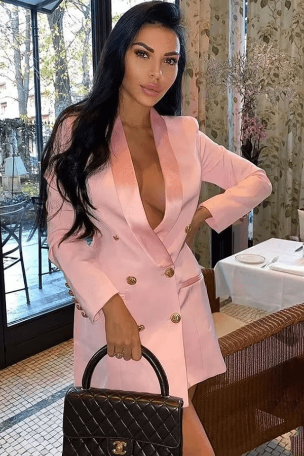 Robe Blazer Rose Poudré