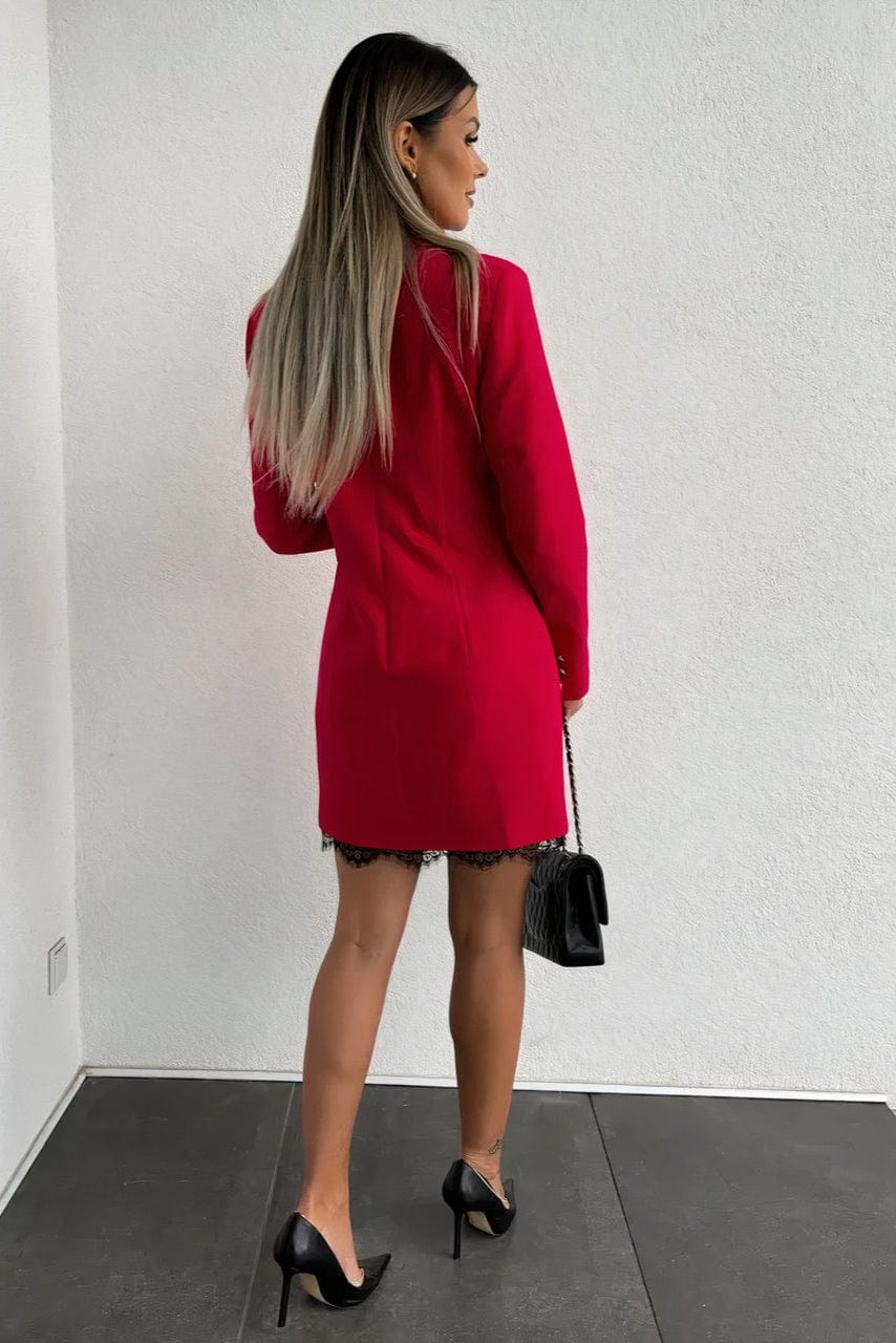 Robe Blazer Rouge