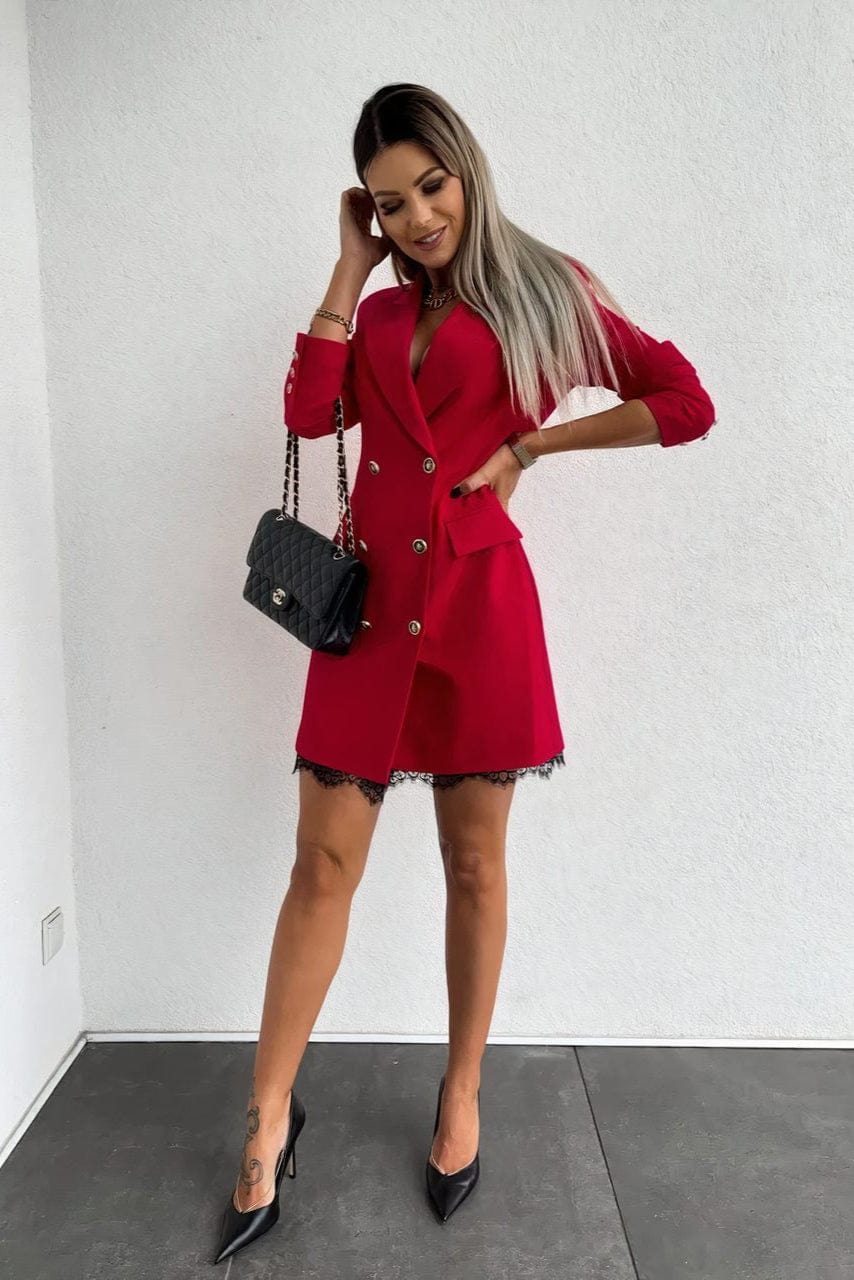Robe Blazer Rouge