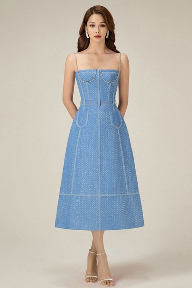 Robe Bleu Ciel Chic