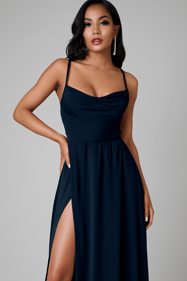 Robe Bleu Marine Cocktail