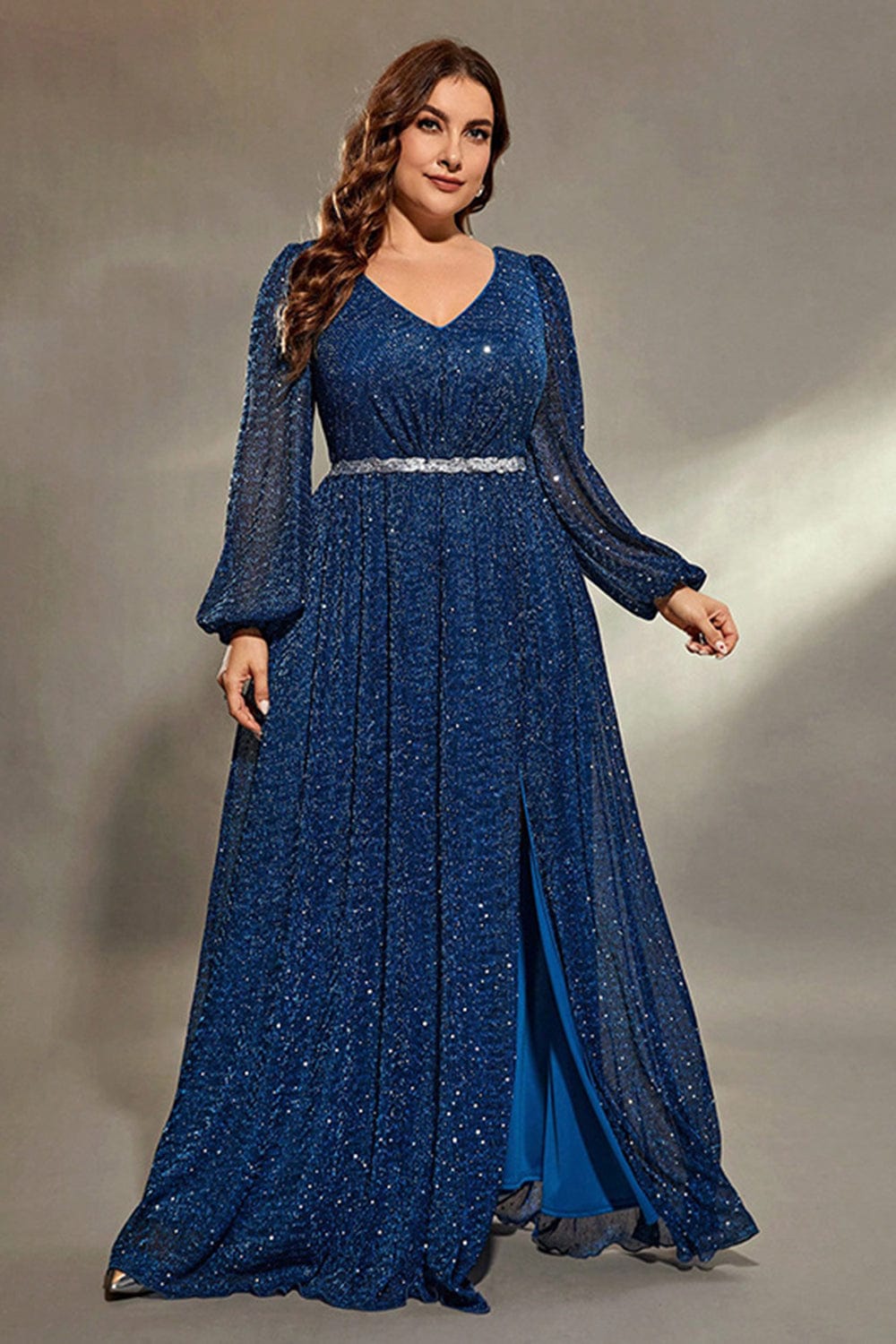 Robe Bleu Marine Pailleté