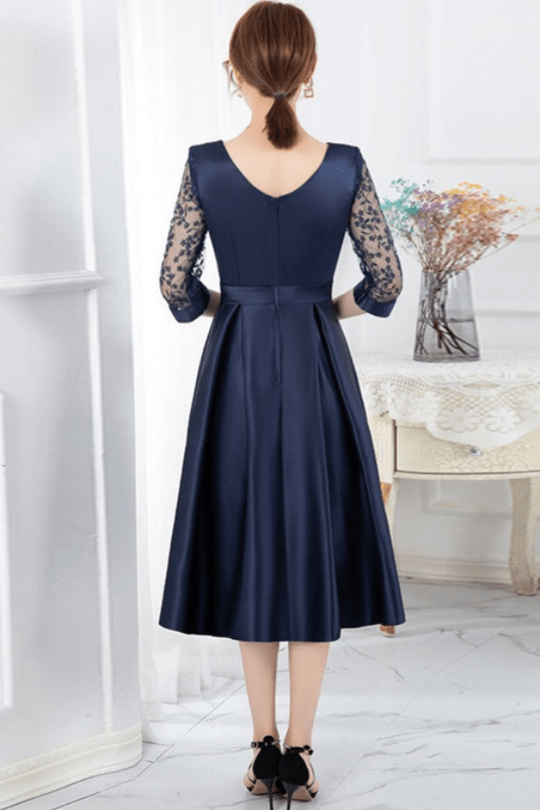 Robe Bleu Marine Patineuse