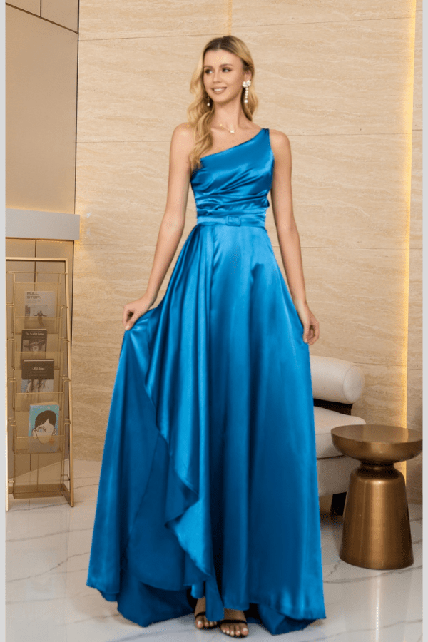 Robe Bleue Electrique Demoiselle d'Honneur