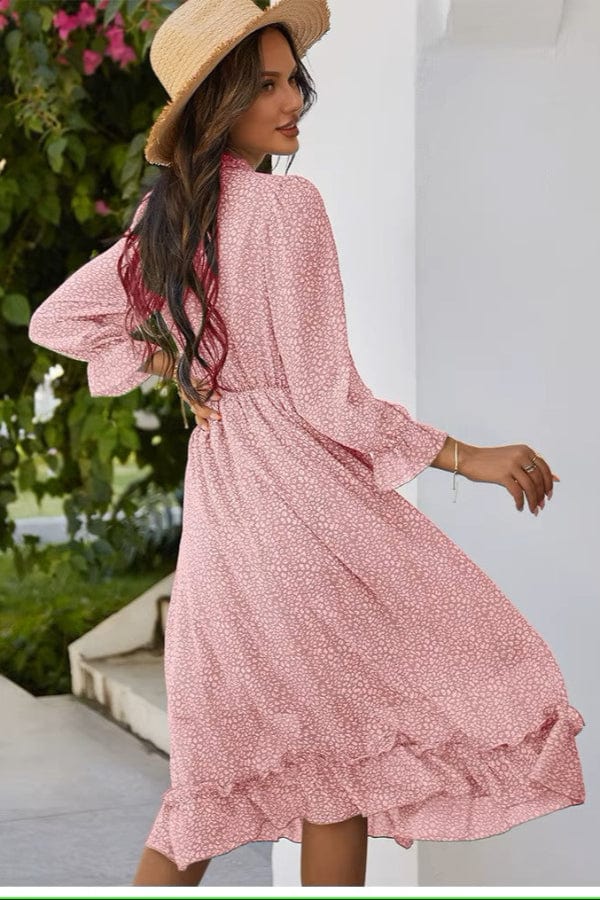 Robe Bohème Chic Rose Poudré