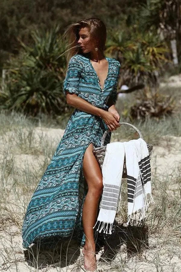 Robe Boheme Fendue
