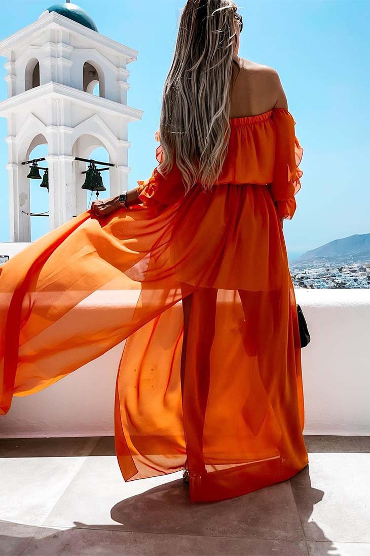 Robe Boheme Orange