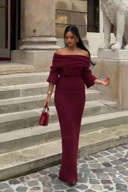 Robe Bordeaux Chic