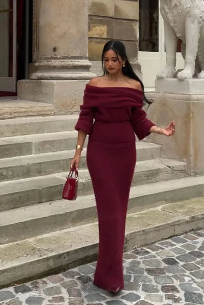 Robe Bordeaux Chic