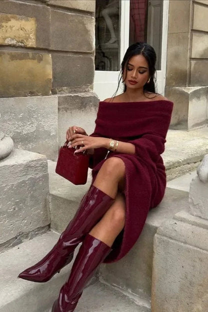 Robe Bordeaux Chic