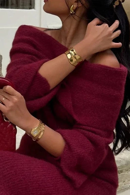 Robe Bordeaux Chic