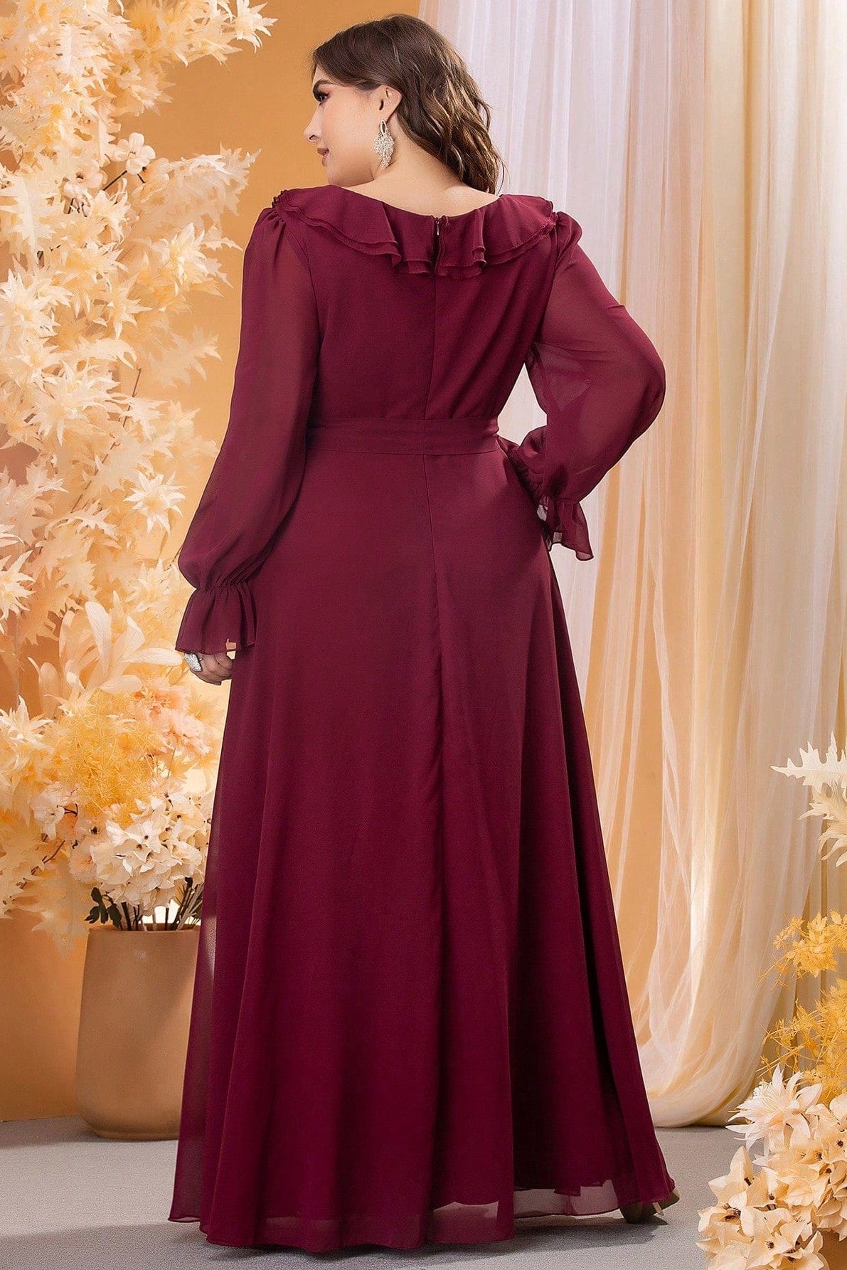 Robe Bordeaux Grande Taille