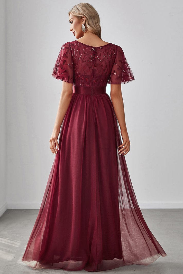 Robe Bordeaux Patineuse