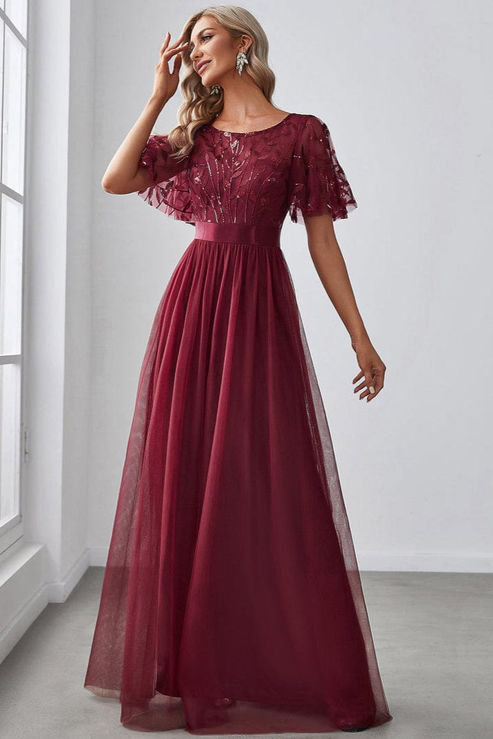 Robe Bordeaux Patineuse