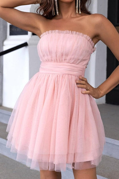 Robe Bustier Rose Pâle