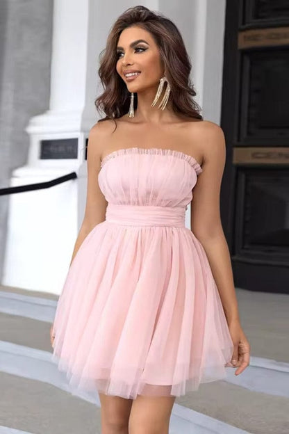 Robe Bustier Rose Pâle
