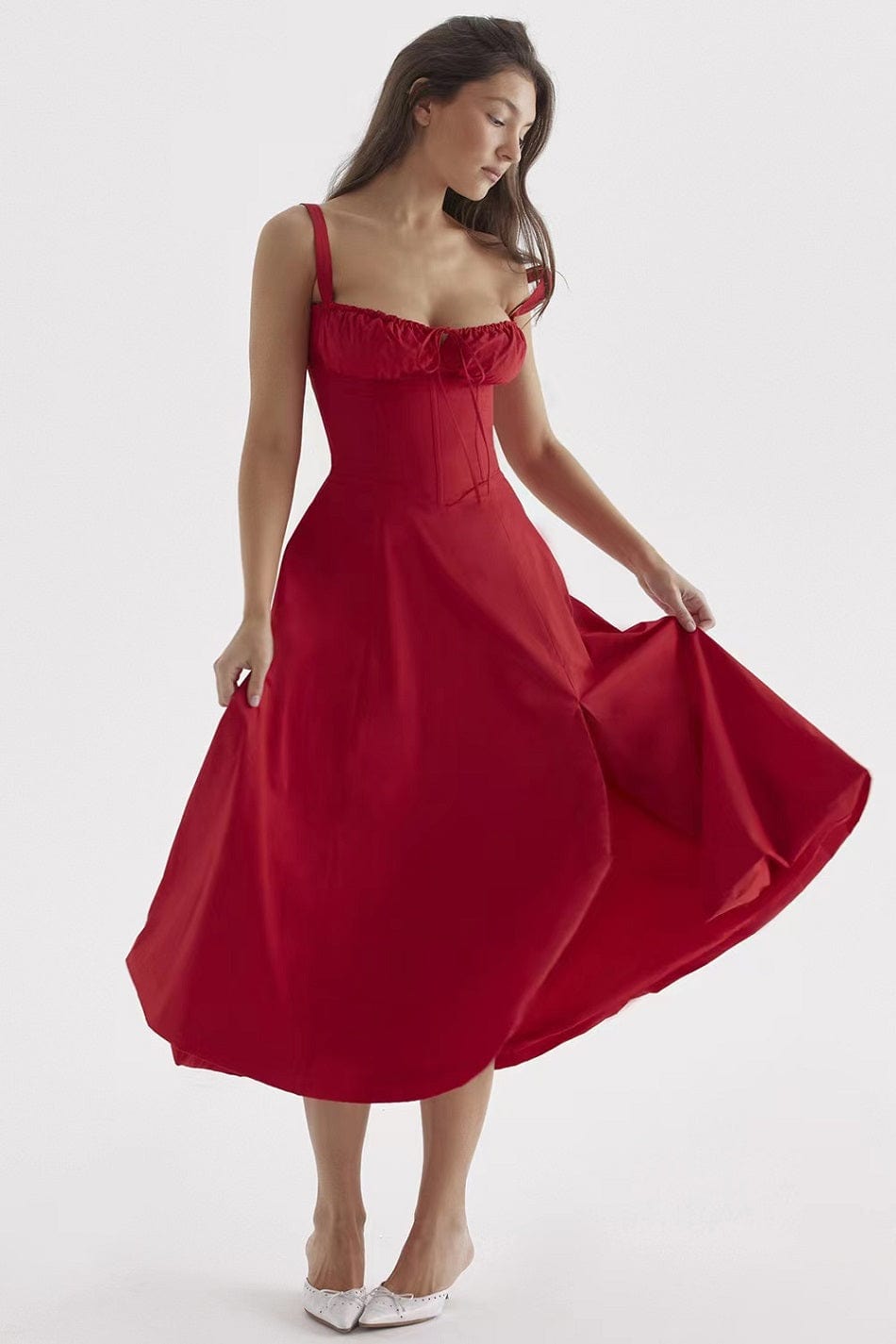 Robe Bustier Rouge