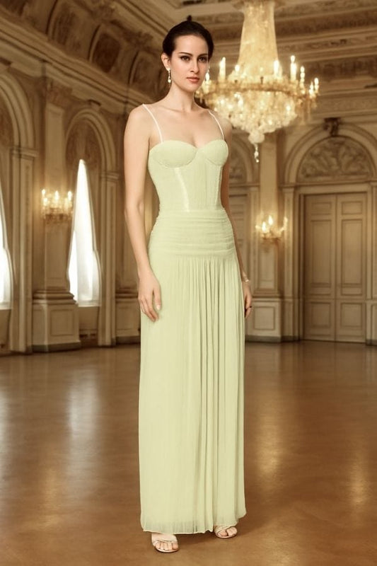 Robe Bustier Vert D'Eau