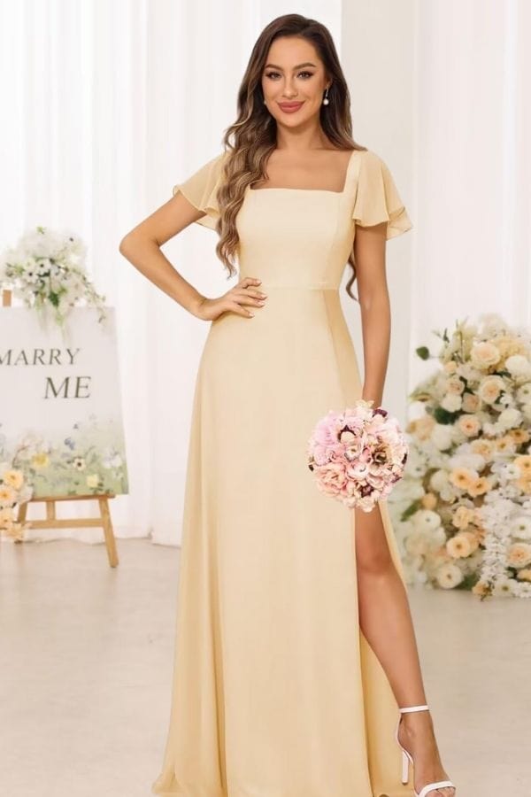 Robe Champagne Classique