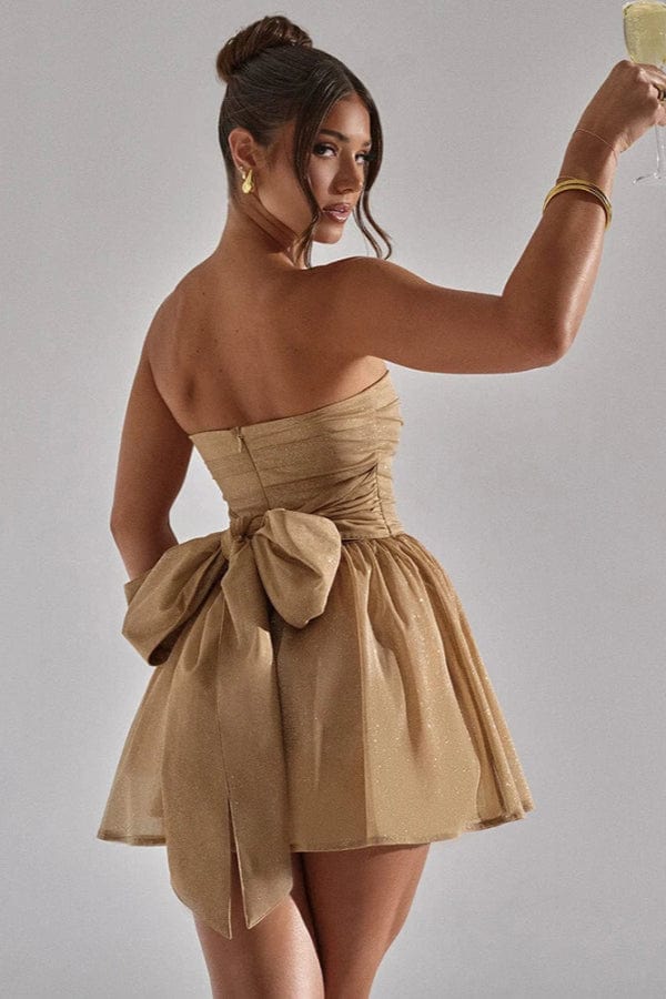 Robe Champagne Courte