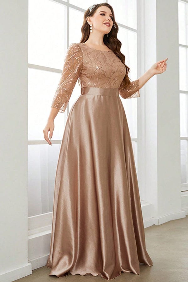 Robe Champagne Grande Taille