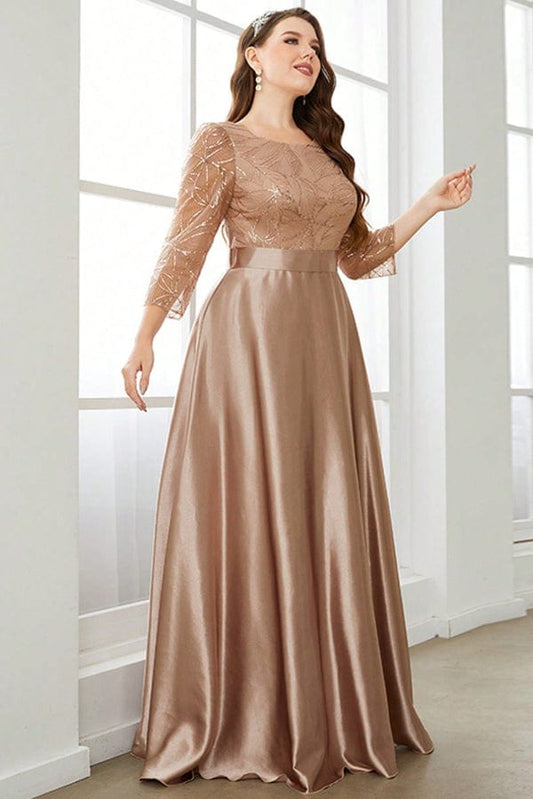 Robe Champagne Grande Taille