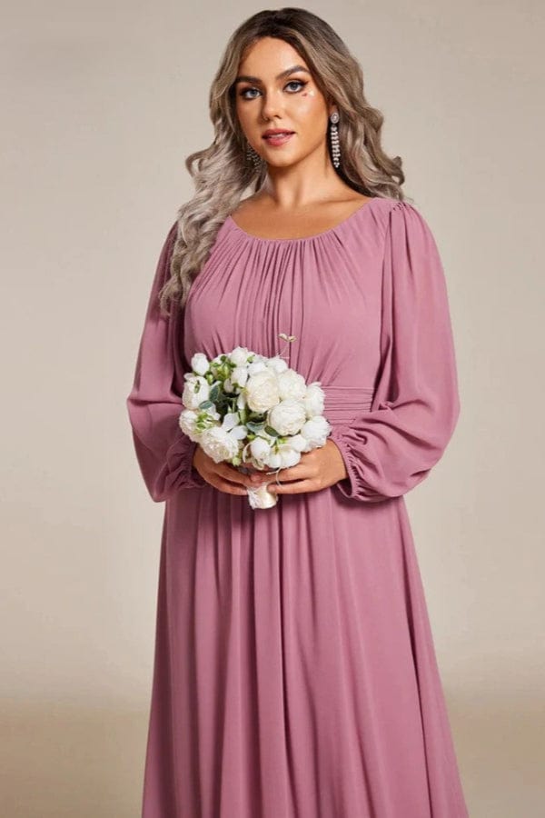 Robe Champêtre Vieux Rose