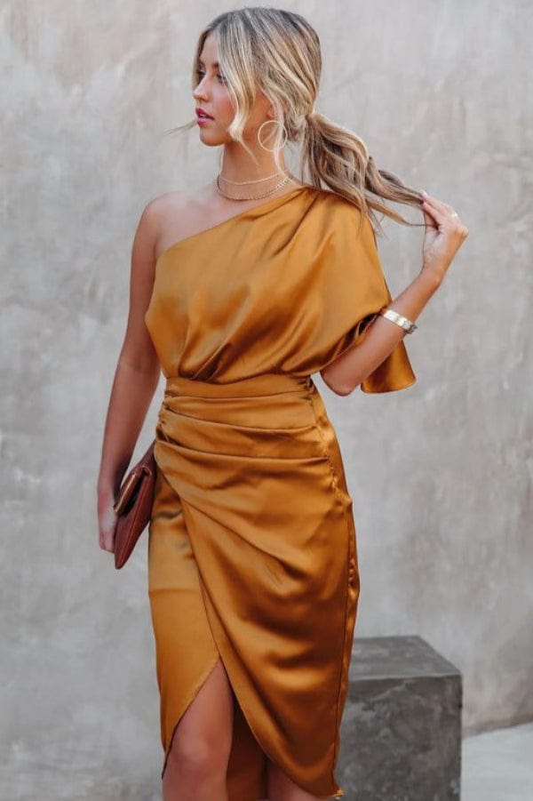 Robe Cocktail Marron