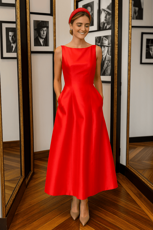 Robe Corail Asymetrique