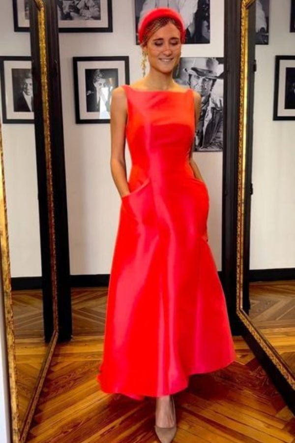 Robe Corail Asymetrique