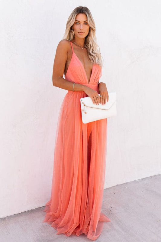 Robe Corail Dos Nu