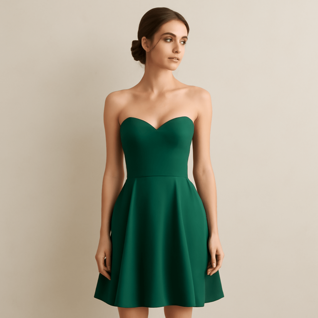 robe courte demoiselle d'honneur