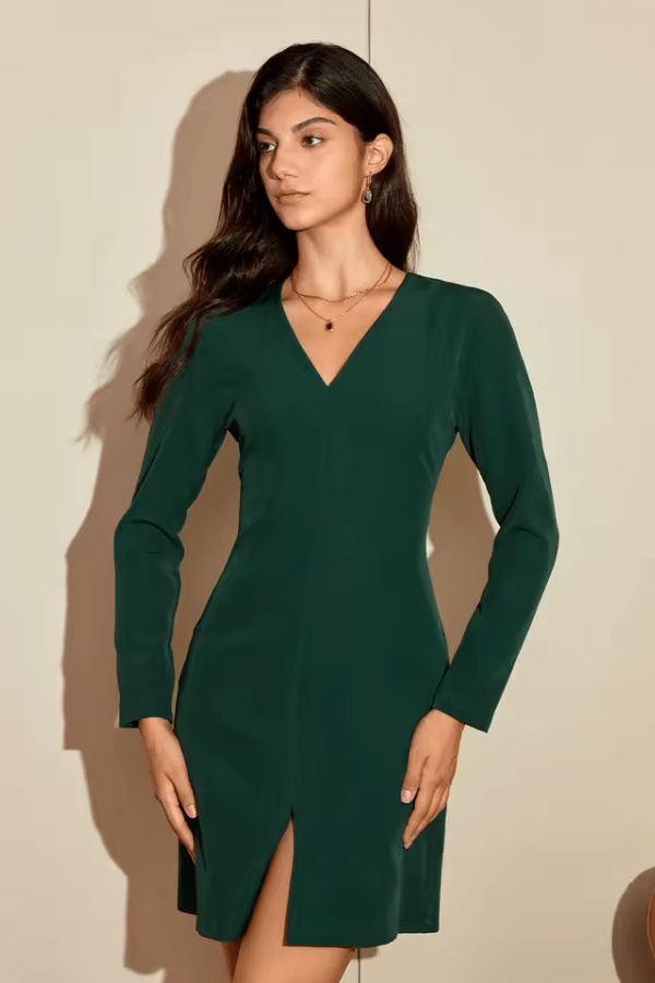 Robe Courte Vert Sapin