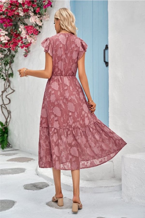 Robe Courte Vieux Rose
